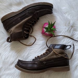 Merona Brown Tan Field Boots